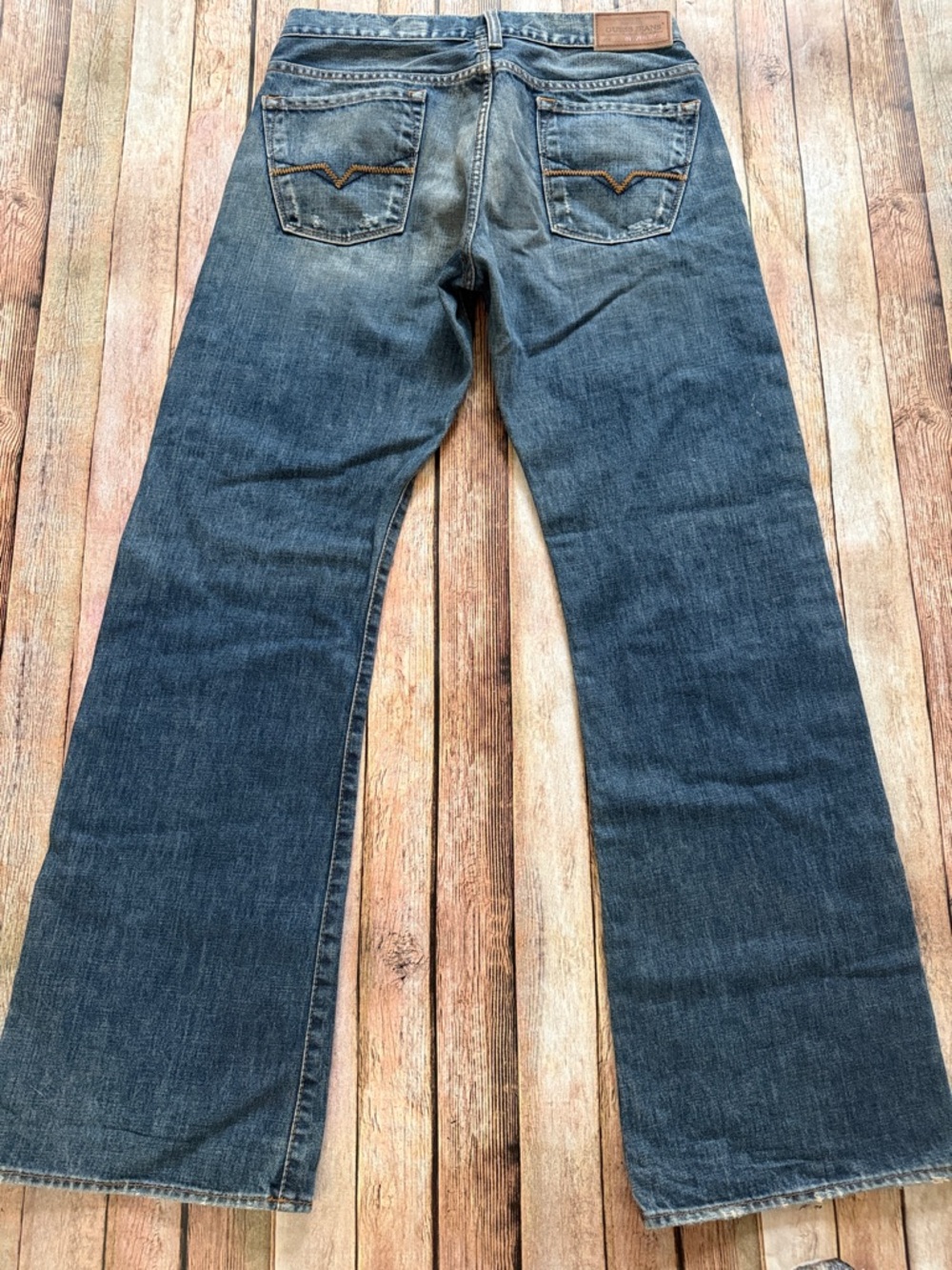Guess Men’s Blue bootcut Straight Jeans size 31 - Picture 2 of 11